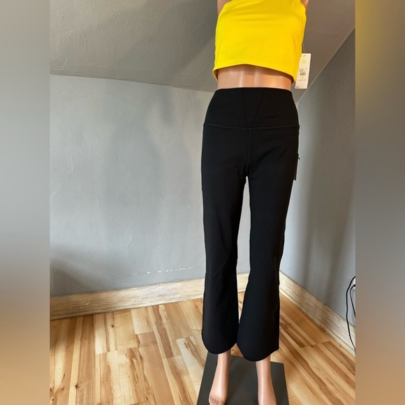 Splits59 Raquel High Waist 30” Inseam Airweight Flare Leggings Black Large NWT - Picture 5 of 6